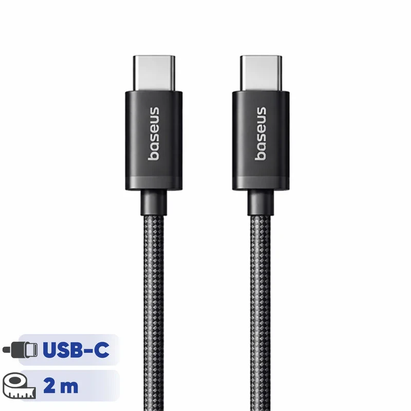 کابل تبدیل USB-C بیسوس مدل Dynamic 4 Series 100W طول 2 متر