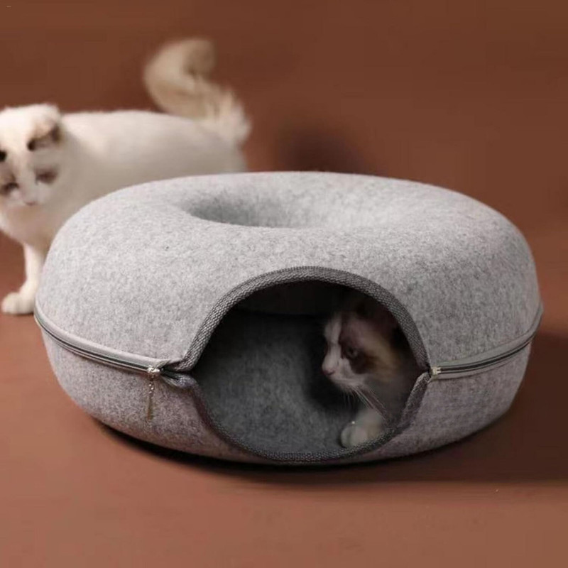 جای خواب و تونل گربه مدل Donut