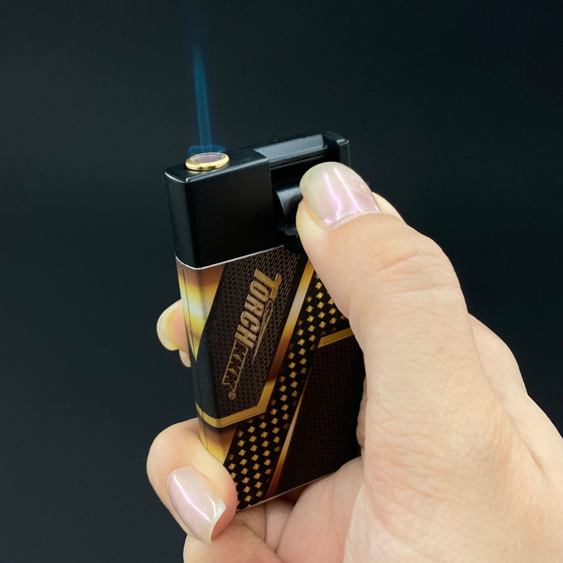 فندک تورچ مدل جت طرح گرافیکی کد DKD-1727