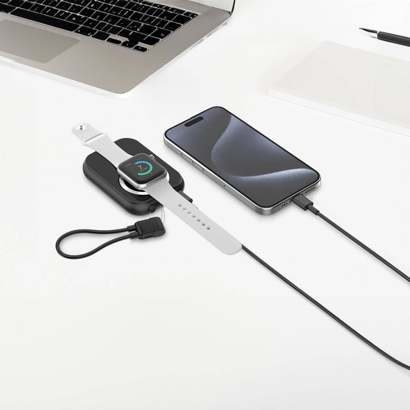 پاوربانک گرین لاین مدل 3IN1 MAGSAFE PD 20W ظرفیت 10000میلی آمپر ساعت