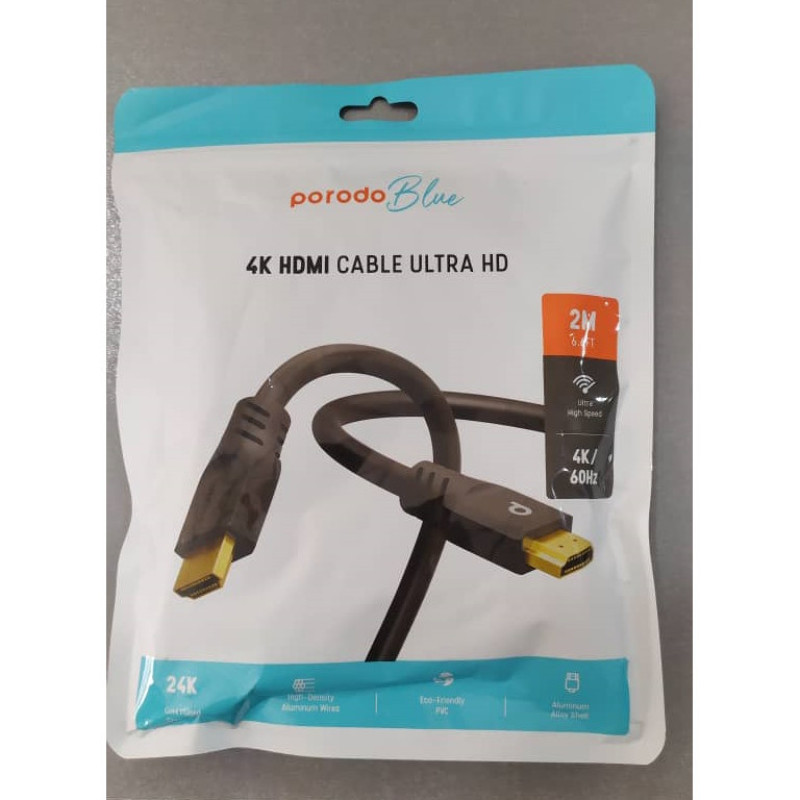 کابل HDMI پرودو مدل PB-HD4K2M  طول 2 متر