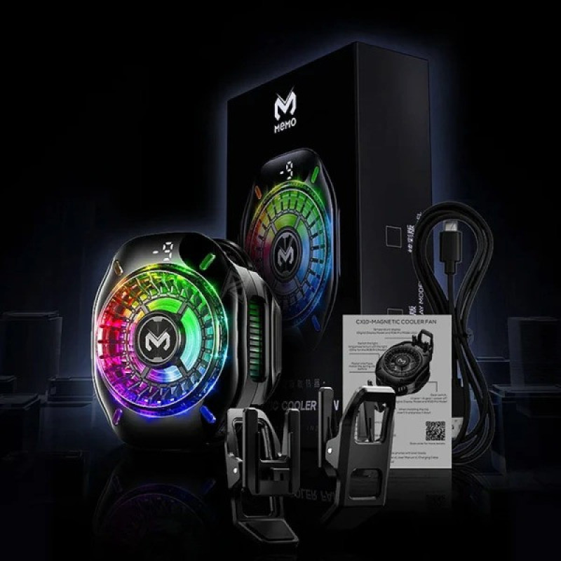 خنک کننده گوشی موبایل ممو مدل CX10 RGB PRO