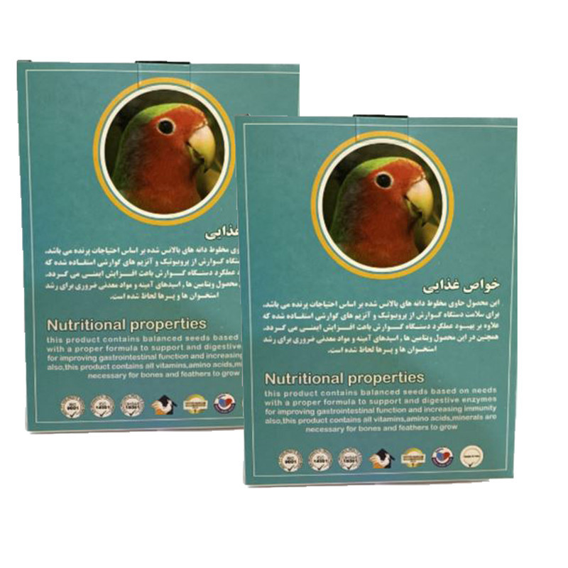 غذای طوطی برزیلی کیمی مدل حمایتی وزن 750 گرم بسته 2 عددی