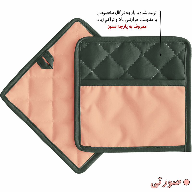 دستگیره آشپزخانه راولا کد N501 بسته 2 عددی