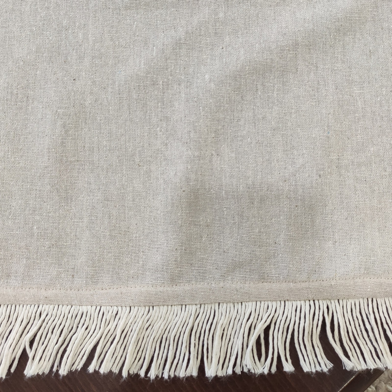 رومیزی مدل مربع دور ریشه سایز 80x80 سانتی‌متر
