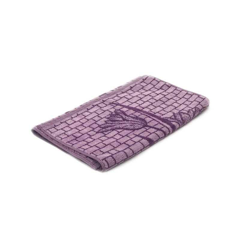 حوله دستی هنر طرح لاله  سایز 75x40 سانتی متر