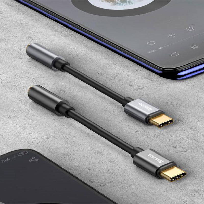 مبدل USB-C به جک 3.5 میلیمتری باسئوس مدل L54