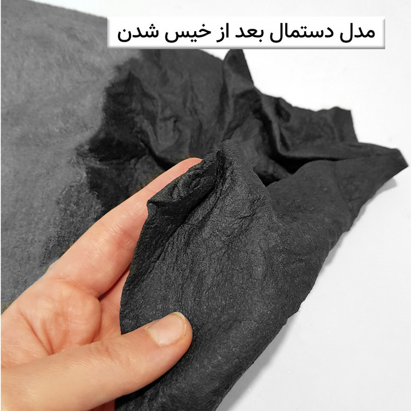 دستمال میکروفایبر نظافت خودرو ماییلدا مدل سیرابی کد 5596 سایز 30در40سانتی متر