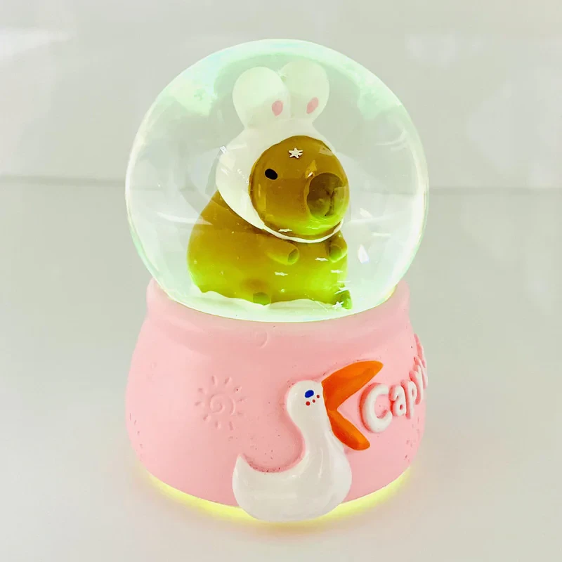 گوی چراغ‌دار مدل مینی Capybara طرح کوالا خرگوش عاشق کد D1623.15