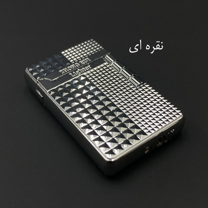 فندک مدل سنگ بغل طرح شطرنجی کد DKD-1693