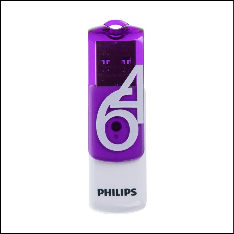 فلش مموری فیلیپس مدل Vivid ظرفیت 64 گیگابایت با رابط USB 2.0