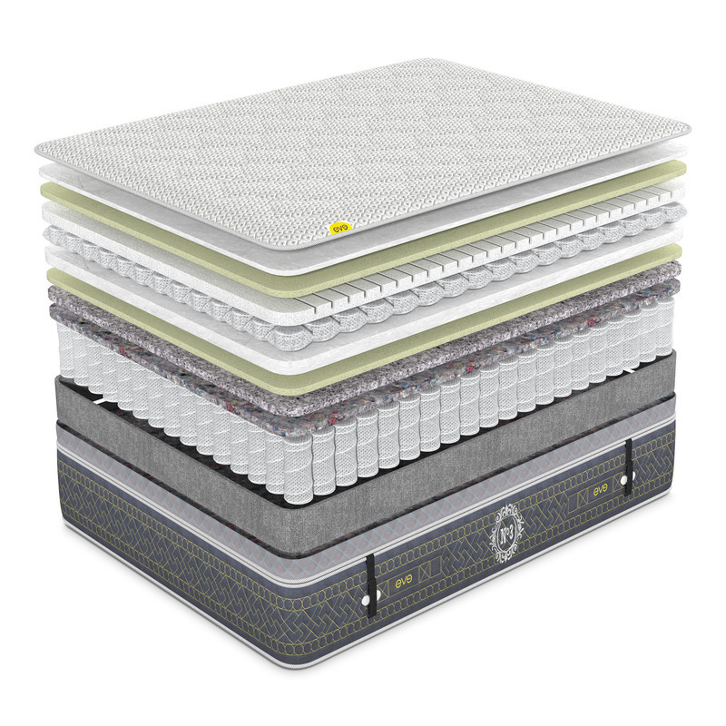 تشک طبی فنری، فنر منفصل اوه مدل No.3 High End Medical Pad دو نفره سایز 200 × 160 سانتی متر
