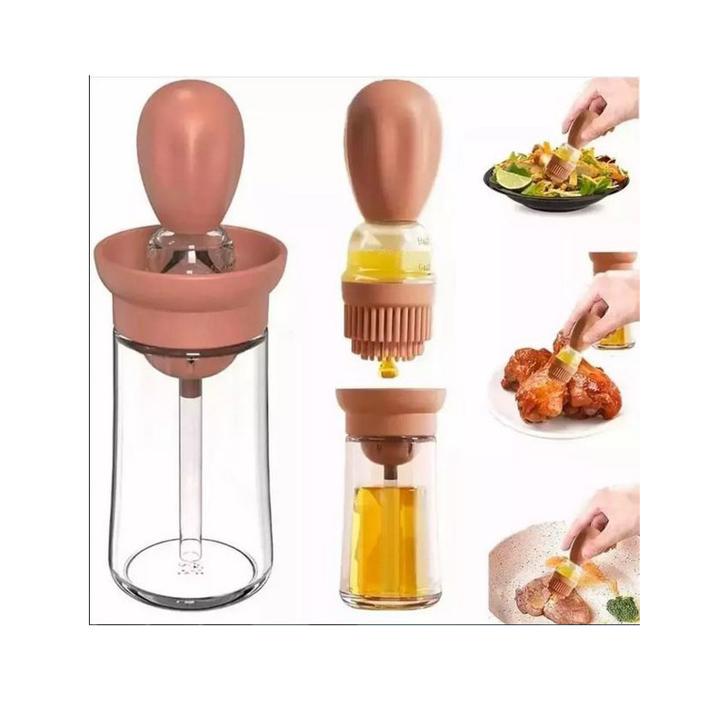 ظرف روغن مدل پمپی فرچه دار کد 3000