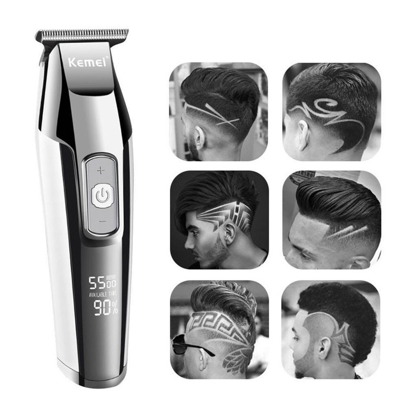 ماشین اصلاح موی صورت کیمی مدل KM-5027 با تیغه تیتانیوم پیشرفته، باتری قابل شارژ با 240 دقیقه مدت استفاده، قابلیت اصلاح خشک و مرطوب، تنظیم طول اصلاح از 0.1 تا 3 میلی‌متر و طراحی ارگونومیک کم‌صدا