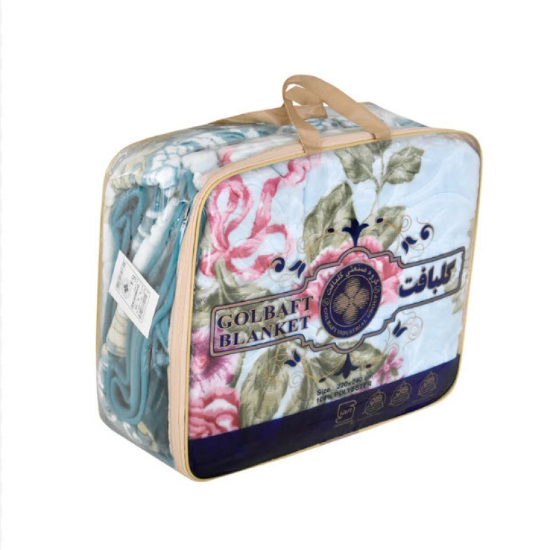 پتوی گلبافت مدل برتر کد 137 سایز 240x220 سانتی متر