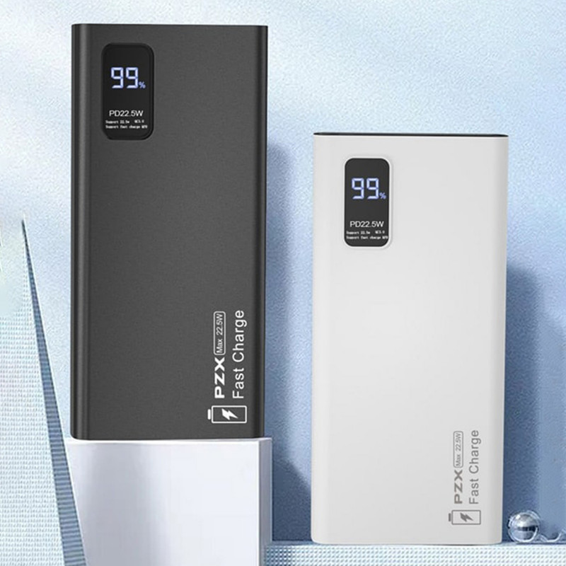 پاوربانک پی زد ایکس مدل V83 Fast Charge 22.5W ظرفیت 20000 میلی آمپر ساعت