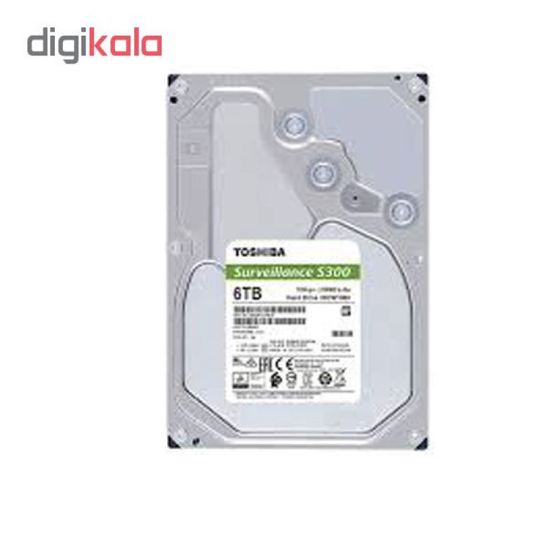 هارددیسک اینترنال توشیبا مدل S300 surveillance ظرفیت 6 ترابایت