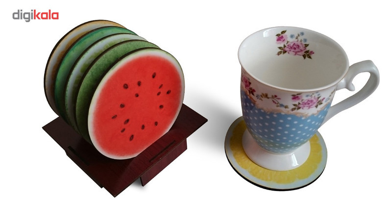 زیرلیوانی ژیوار طرح Fruits