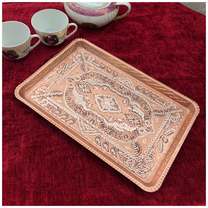سینی مسی مدل زنجان کد450