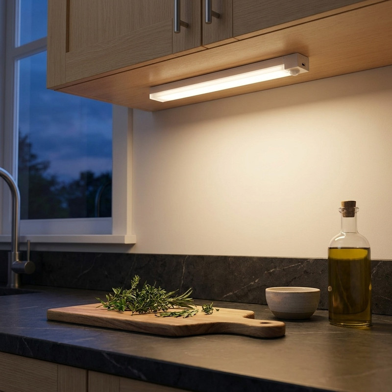 چراغ زیر کابینتی مدل مگنتی طرح سنسوردار