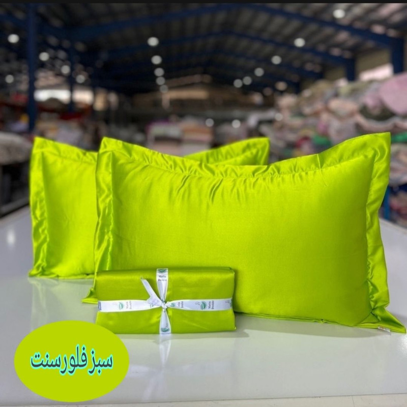 رو بالشی مدل ساتن قابدار سایز 60*80 سانتی متر