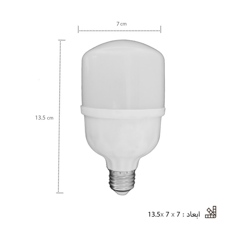 لامپ 9 وات نورنیک مدل اضطراری دوحالته 9-22037 پایه E27