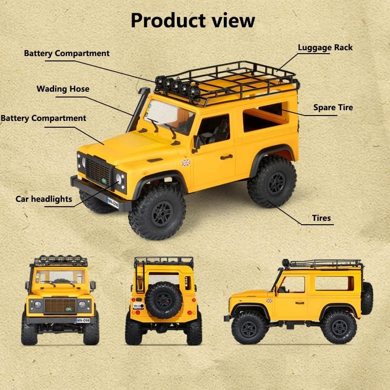ماشین بازی کنترلی مدل لندرور طرح defender 90 2015