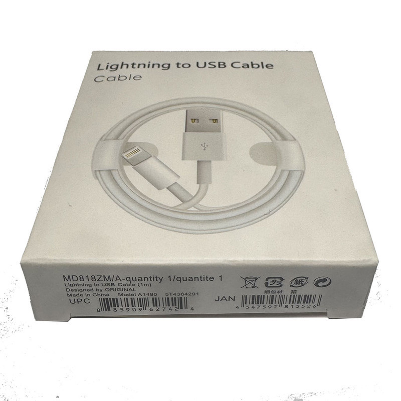 کابل تبدیل USB به لایتنینگ مدل A1480 طول 1 متر