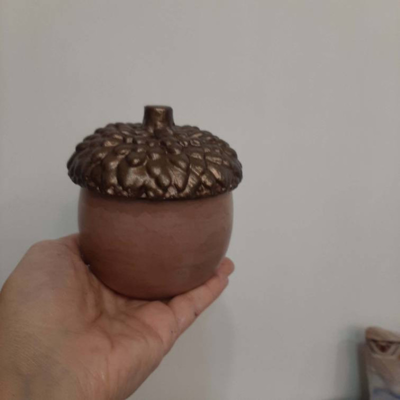 مجسمه مدل بلوط و سنجاب بسته 3 عددی