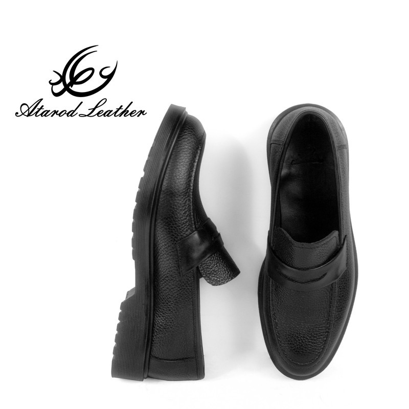 کفش مردانه چرم عطارد مدل  چرم طبیعی کد SH190