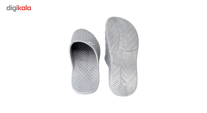 دمپایی مردانه نیکتا مدل M111 کد رنگ طوسی