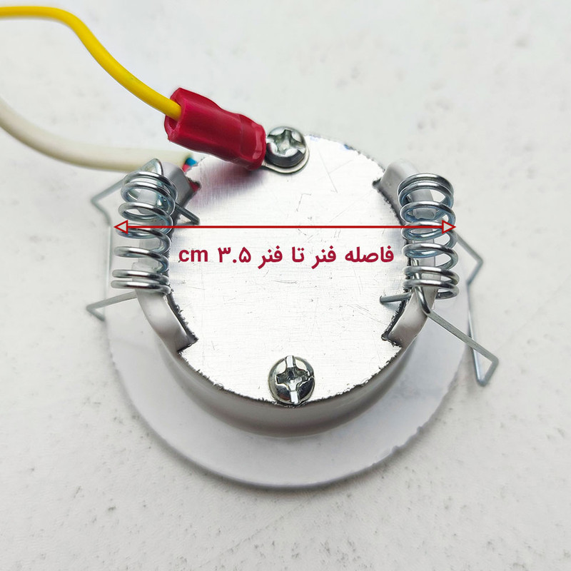 چراغ چشمی 4 وات شاهچراغ مدل توکار بسته 2 عددی