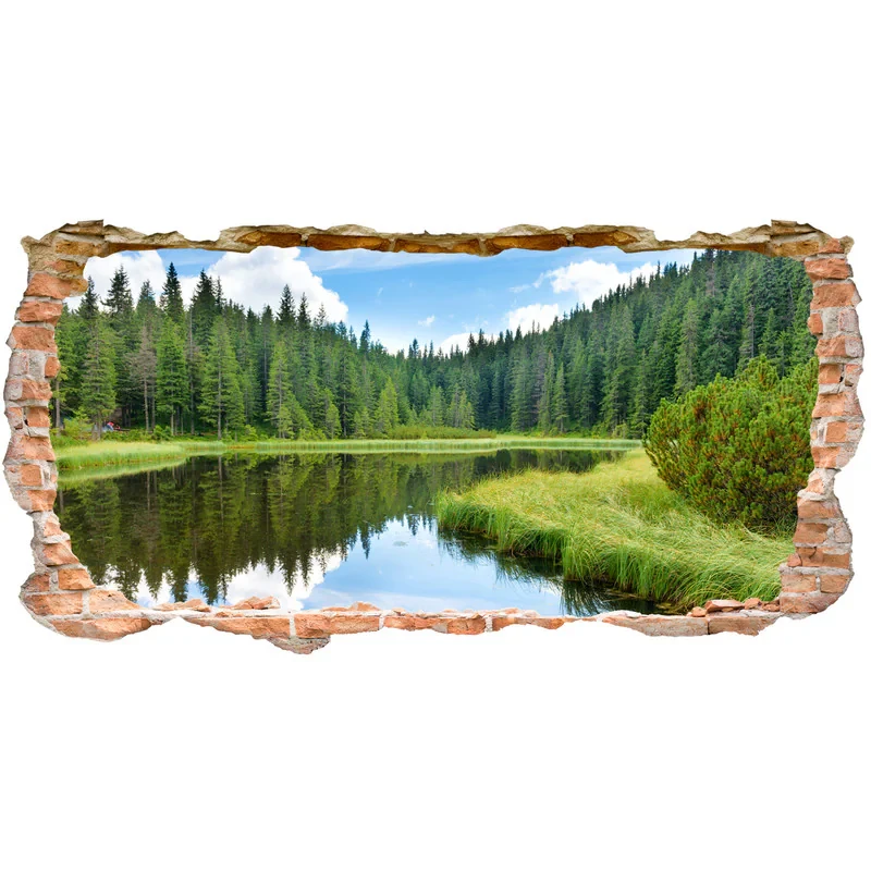استیکر سه بعدی ژیوار طرح رودخانه آرام