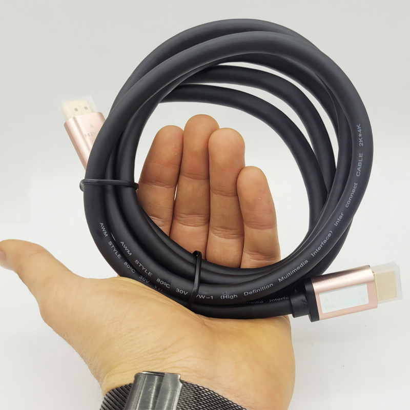 کابل HDMI لوتوس مدل ROSE GOLD 4K-VER2.0 طول 5 متر
