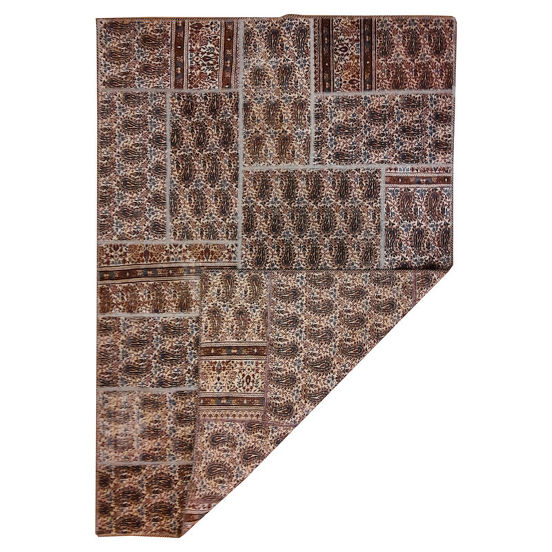 کلاژ فرش دستبافت سه متری مدل چهل تکه کد N.K.P.CO.C18