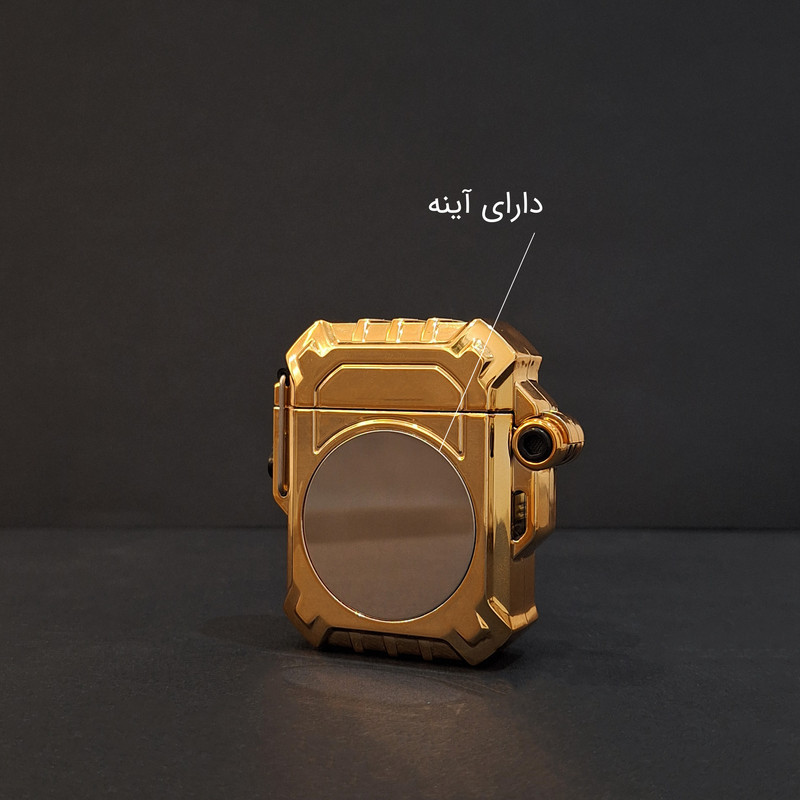 فندک مدل ساعتی آینه دار کد 485