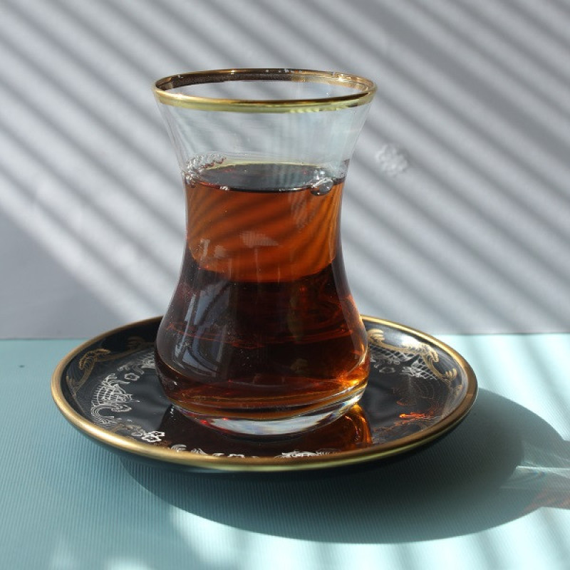 ست فنجان و نعلبکی 12 پارچه مدل IKD