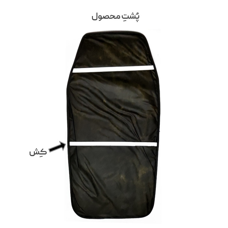 پشتی طبی صندلی خودرو مدل عرقگیر کد L330 مجموعه 2 عددی