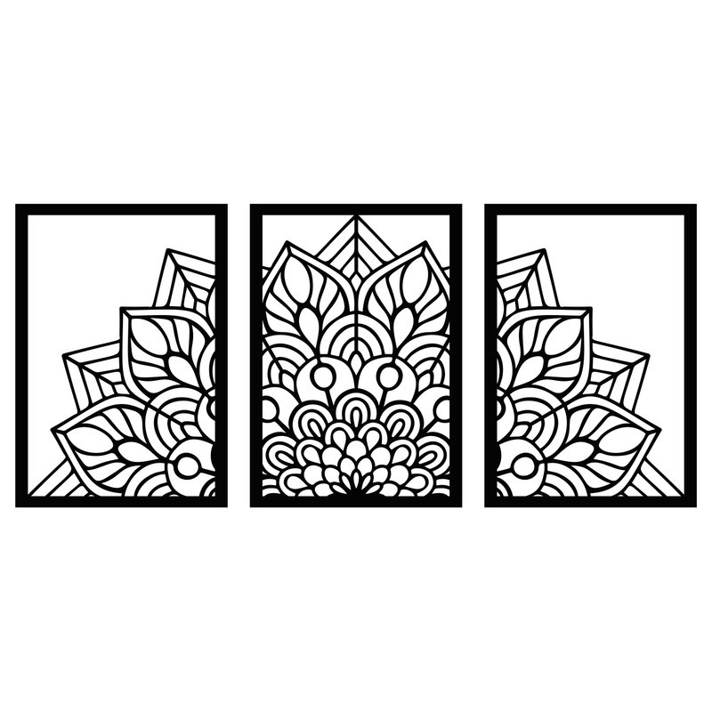 شابلون کد SP461-1 مجموعه 3 عددی