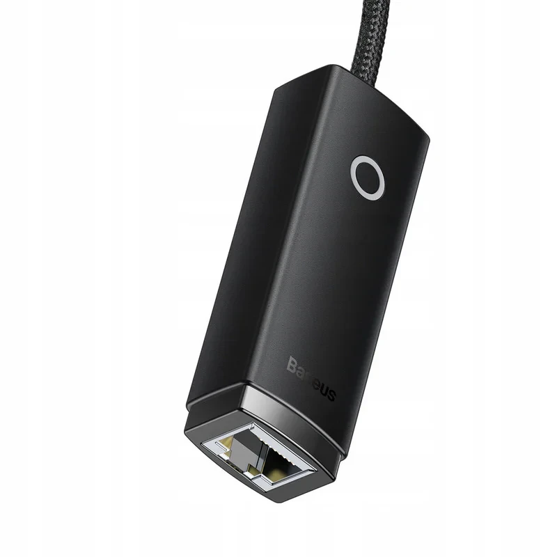 کابل تبدیل USB-C به LAN باسئوس مدل WKQX000201 100Mbps