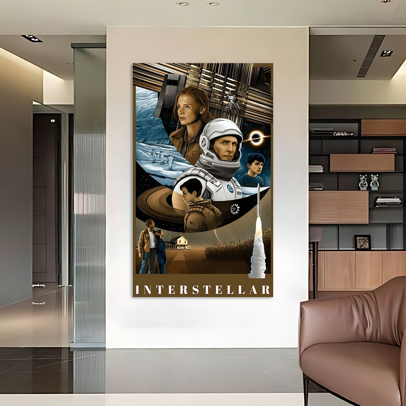 تابلو شاسی مدل فیلم و سریال طرح INTERSTELLAR اینتراستلار کد 11