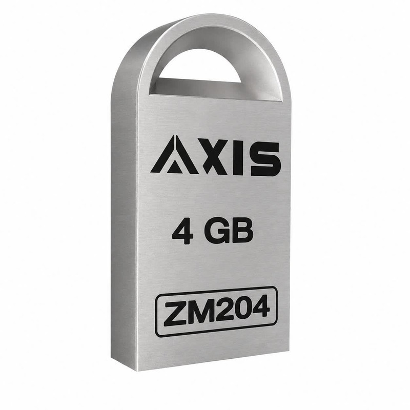 فلش مموری اکسیس مدل ZM204 ظرفیت 4گیگابایت با رابط USB 2.0