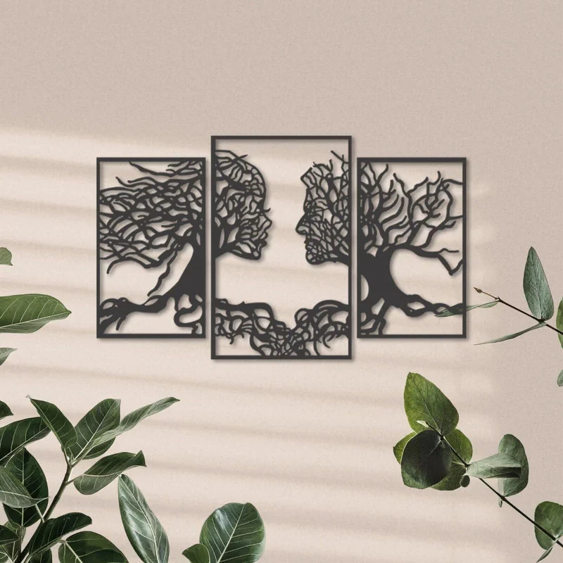 دیوارکوب مدل چوبی کد T36-2 مجموعه سه عددی