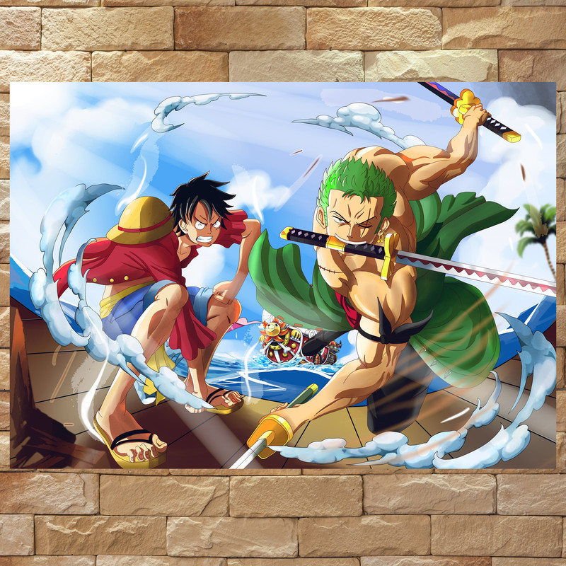 تابلو شاسی مدل انیمه وان پیس one piece  کد 1254