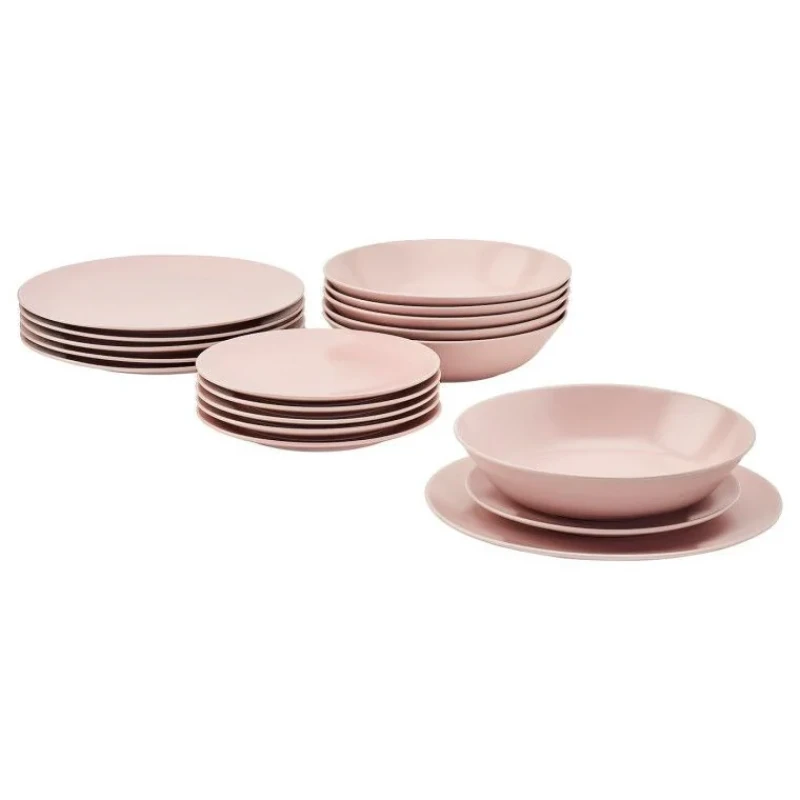 سرویس غذاخوری 18 پارچه ایکیا مدل DINERA کد M 22610