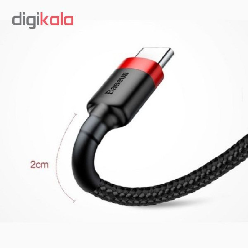 کابل تبدیل USB به USB-C باسئوس مدل Cafule طول 3 متر