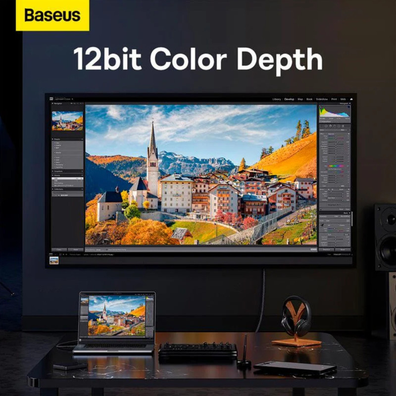 کابل DisplayPort بیسوس مدل BS-OH143 طول 2 متر