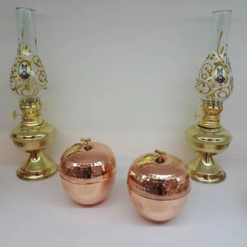 قندان مسی طرح انار کد ZH05.2