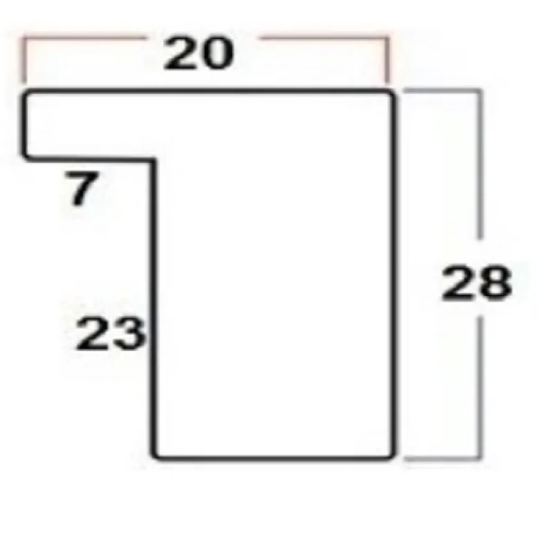 قاب عکس بکلیت مدل A3-40x30-204 مجموعه دو عددی