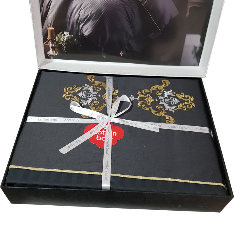 سرویس روتختی کاتن باکس مدل tiana-yesil دو نفره 6 تکه